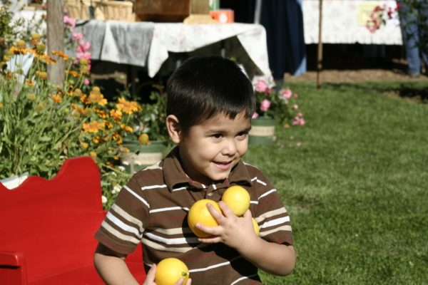Even small children enjoy and outing to Russian River Rose Company.