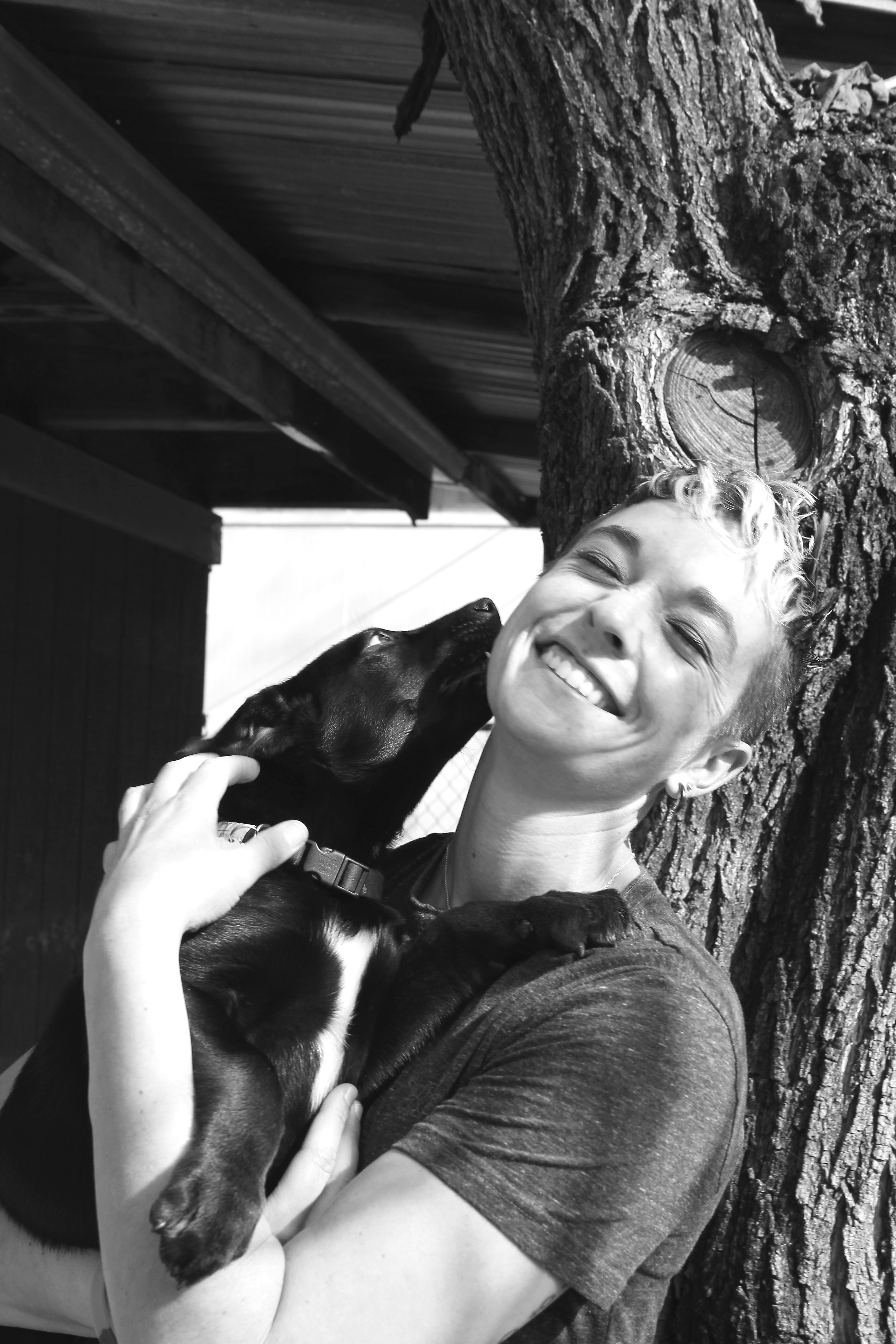 Happiness is a warm puppy. Copyright Ann Carranza, February 2012